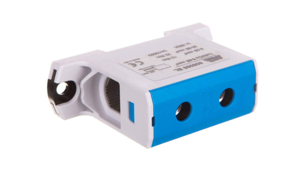 Eingleisiger Schienenverbinder 6-95mm² Blau Euro Otl 95 1xal/cu 606095 Bl