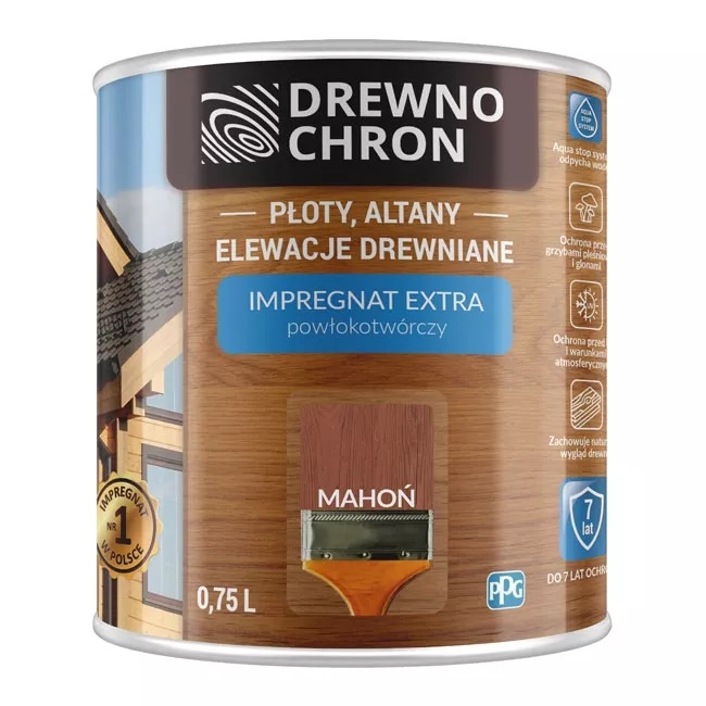 Drewnochron Filmbildende Imprägnierung Mahagoni 9l - 5imdr.mah9.0