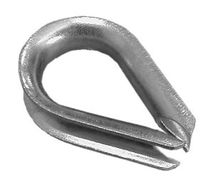 Verzinkte Seilkausche Din 6899b 4mm - Kau 4