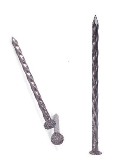 Verzinkte, Gedrehte Vierkantnägel 4,0 X 100 Mm – 5,0 Kg – 903 100 Zn S