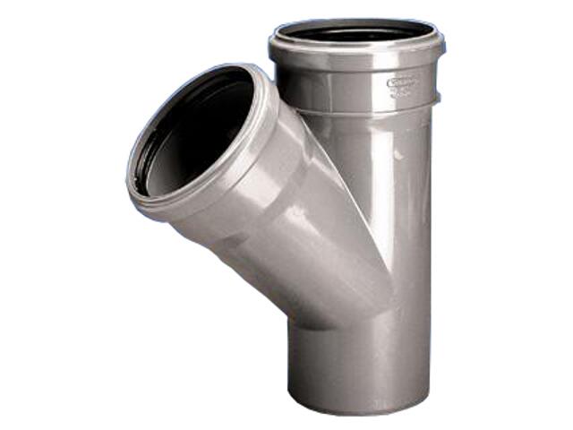 Ht T-stück, Graues Pvc, 110110/88st, Wavi-000460 - W/3060422408