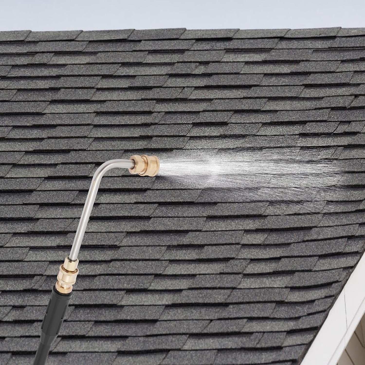4000psi Hochdruckreiniger-verlängerungsstab - 7 Gerade + 2 Gebogene Stäbe-verlängerungsstab, Hochdruckreiniger-ersatzlanze Mit 6 Düsenspitzen, 1/4" Schnellanschluss