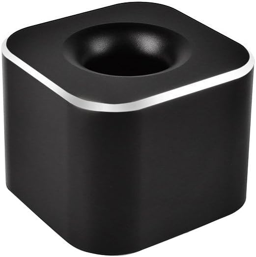 Mini-stifthalter Aus Aluminium Mit Einem Loch Für Zahnbürste, E-zigarette Und Schreibtisch (schwarz)