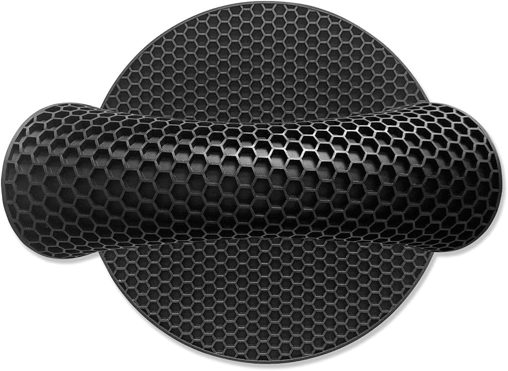 Silikon-wärmedämmmatte, Multifunktionale Abtropfmatte, Wasserdicht (2er-set), Rutschfest, Flexibel Und Langlebig (schwarz) Rutschfestes Design, Ideal Zum Warmhalten Von Speisen, Töpfen Und Pfannen.