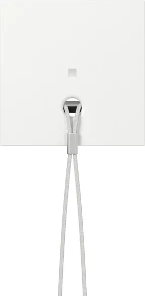 Gira Abd. Kontrollf. Zugtaster System 55 Reinweiß [363903], 3639 03