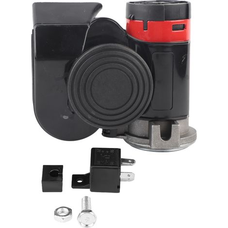 12v 139db Lautes Elektronisches Schneckenhorn, Ultrakompakt, Doppellufthorn Für Motorrad, Yacht, Boot