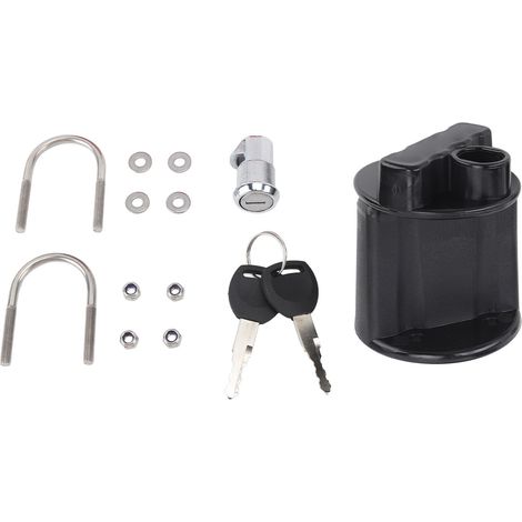 Tankhalterung Mit Schloss, Auslaufsicher, Diebstahlsicher, Rostfrei, Für 3- Und 5-liter-kraftstofftanks Von Motorrädern/geländefahrzeugen