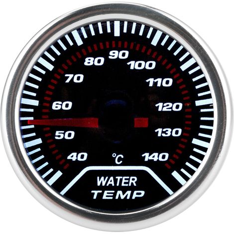 Universelle 52-mm-/2-zoll-led-kfz-wassertemperaturanzeige Mit 1/8"-sensorgewinde