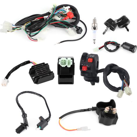 Elektrostarter-motorkabelbaum-zubehör, Passend Für Gy6 125cc 150cc Quad Bike Atv