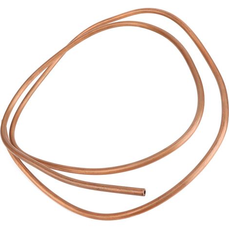 Kupferschlauch, Flexibler Runder Kupferschlauch, 2 M, Flexibler Spiralschlauch, Außendurchmesser 8 Mm/innendurchmesser 6 Mm, C1100 T2, Für Kälte- Und Klimaanlagen
