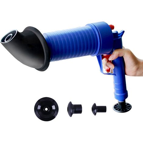 Druckluft-abflussreiniger Mit Adaptern Für Toilette Und Waschbecken