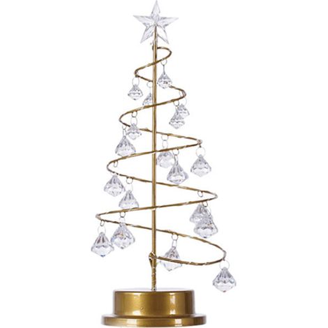 Weihnachtsleuchte Aus Acrylkristall, Anhänger, Dekorative Tischlampe Fürs Schlafzimmer, Warmweiß