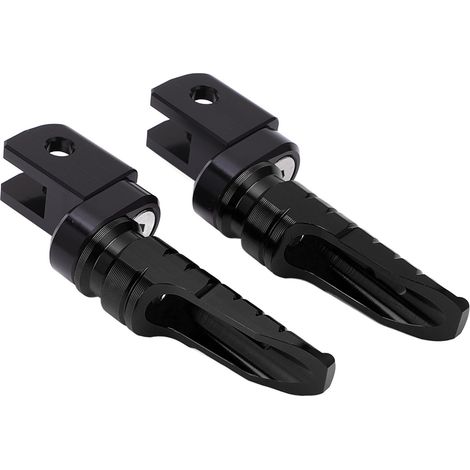 Paar Cnc-gefräste Ersatz-fußrasten Aus Aluminiumlegierung Für Street Triple 765/r/s/rs (2017–2021), Schwarz