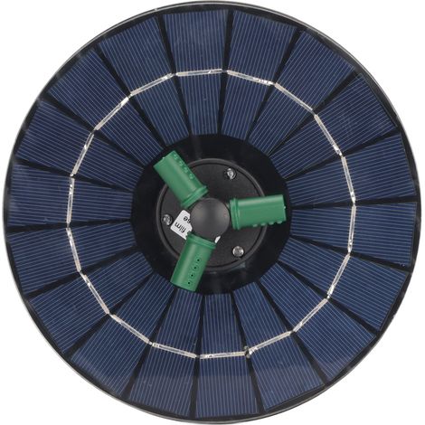 Solarbetriebene Teichpumpe Mit Rgb-led-beleuchtung, Schwimmende Landschafts-wasserpumpe, Gartenbrunnenpumpe Für Den Außenbereich