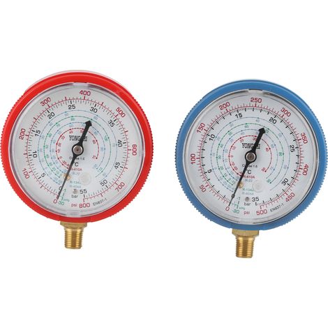 Manometer Für Klimaanlagen-fluoriddruck, Hoch-/niederdruckmesser, Klimaanlagen-reparaturwerkzeug