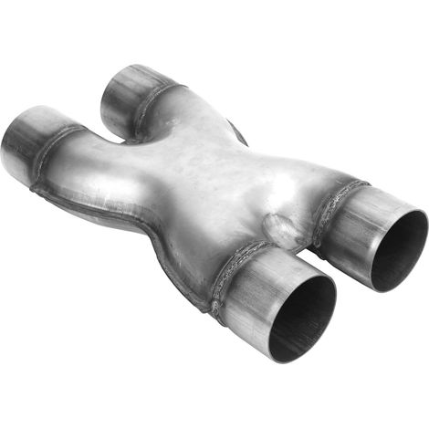 Xpipe Dual-einlass/auslass 2,5-zoll Universal-edelstahl-crossover