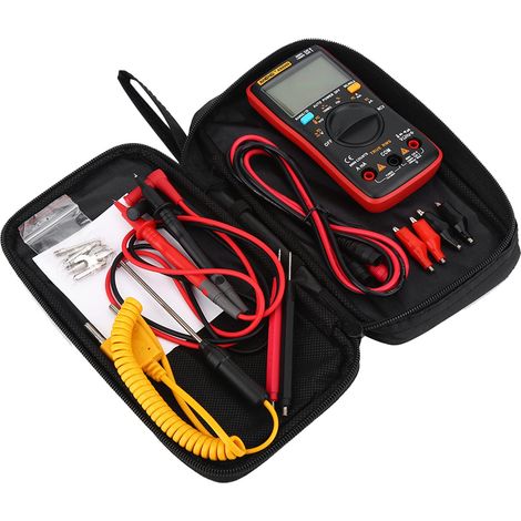 Aneng An8009 Digitales Multimeter Mit Automatischer Bereichswahl, 9999 Counts, True Rms Ac/dc-spannung, Hfe Electronic (rot)