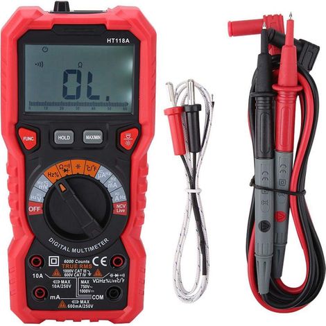 Multimeter-tester, Digitalmultimeter-tester, Multimeter-set, Multimeter-messleitungen, Für Ac/dc-spannungskapazität Und Ac/dc-stromfrequenz