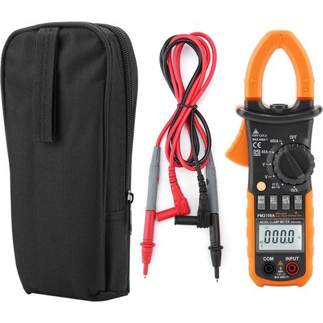 Ac/dc Peakmeter Pm2108a Digitales Zangenmultimeter, Digitales Zangenmultimeter Mit Überlastschutz Und Anzeige Für Niedrigen Batteriestand.