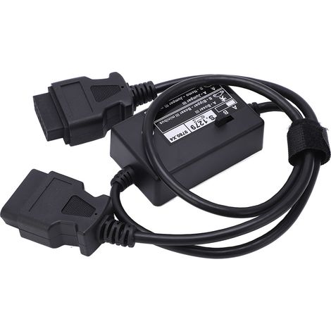 Wasserdichtes Obd2-diagnosekabel (stecker) S.1279 Aus Robustem Pvc Und Abs-kunststoff, Einfach An Das Fahrzeug Anzuschließen