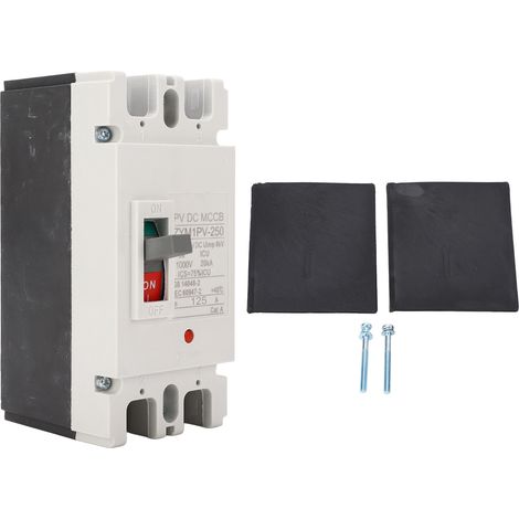 Dc1000v 125a Kompaktleistungsschalter Mit 2-poligem Mccb-schalter, Solarbatterie-leistungsschalter