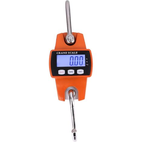 Mini-kranwaage, Tragbare Digitale Lcd-kranwaage, Elektronischer Hängehaken, 300 Kg Tragkraft, Robuster Haken Und Schäkel