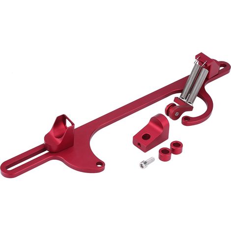 Gaszug-vergaserhalterung Aus Billet-aluminium Für Holley 4150 Und 4160 Vergaser, Rot