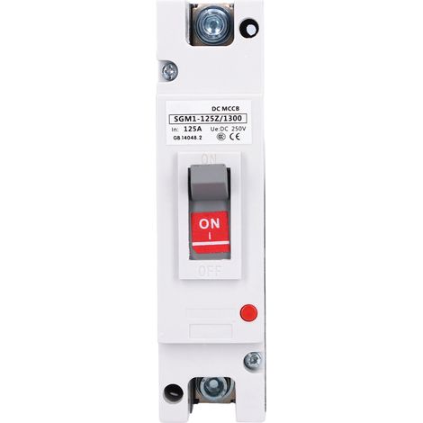 1-poliger Mccb-leistungsschalter Zum Schutz Von Solarbatterien, Trennschalter, Schutzschalter, 125 A, 250 V Dc