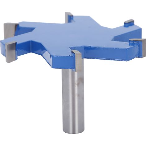 6-schneidiger T-nutfräser, 12 Mm Gerader Schaft, Nutfräser, Holzbearbeitungswerkzeug