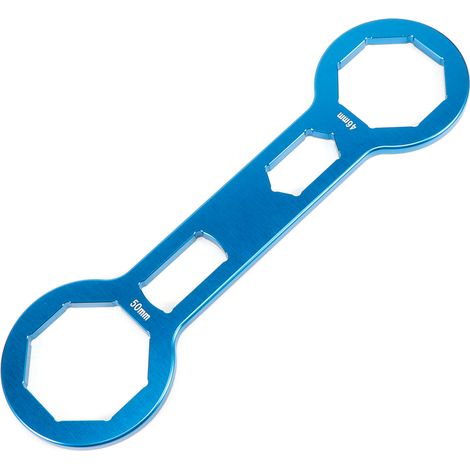 Gabelkappenschlüssel (1,8 Zoll/2 Zoll) Zum Aus- Und Einbau Von Stoßdämpfern Vorne, Passend Für Crf250r, Crf450r Und Crf450x (blau)