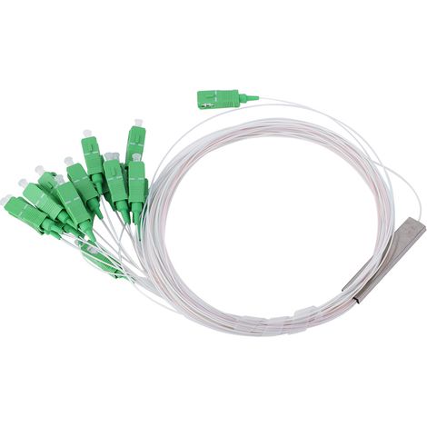 Taidda Optischer Splitter Sc/apc, Faseroptischer Separator Mikrofaseroptischer Separator 1x16 0,9sm Sm Sc/apc Typ Plc Optischer Separator 1260-1650nm Für