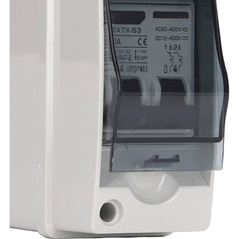 Miniatur-gleichstrom-leistungsschalter 2p 63a, Solartrennschalter, Isolator Für Gleichstrom-12v-400v- Und Wechselstrom-90-400v-photovoltaikanlagen