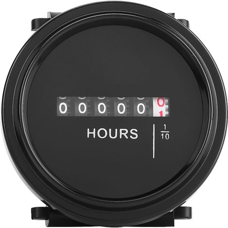 Runder Mechanischer Betriebsstundenzähler Dc 8-80v, Timer, Für Bootsmotor, Auto-lkw