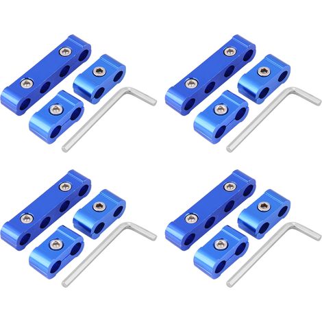 12-teiliges Set Mit Schlauchverteilern Und Klemmen Für Geflochtene Zündkerzenkabel (8 Mm, 9 Mm, 10 Mm)