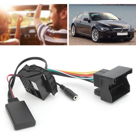 Aux-kabel, Bluetooth 5.0 Audioadapter, Bluetooth-modulanschluss Für Autos Mit Ersatzmikrofon Für E60 E63 E64 E65 E66 E87