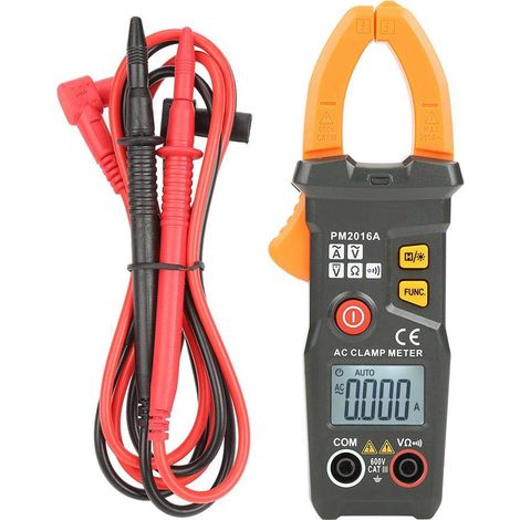 Zangenamperemeter, Peakmeter Zangenamperemeter-multimeter Zur Prüfung Von Wechsel-/gleichstrom Und Spannungswiderstand, Intelligentes Ncv 6000 Zähler (pm26a)