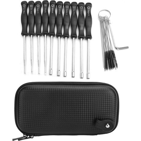 Vergaser-einstellset, Universelles Vergaser-einstellwerkzeug Mit Ergonomischem Griff, Einfach Zu Bedienen, 10-teilig Für Garten- Und Motorenvergaserzubehör