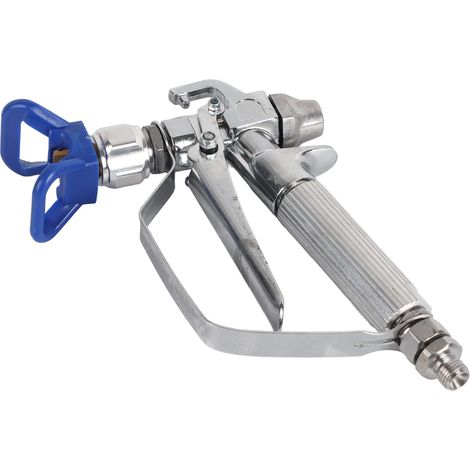 Airless-edelstahl-spritzpistolen-kontermutter, Blau, Neue Hochdruck-airless-farbspritzpistole