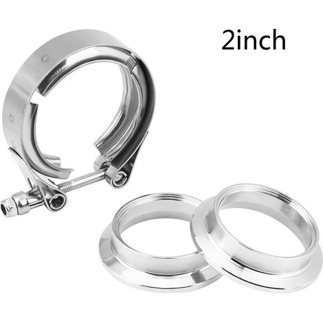 2-zoll-v-förmiges Schellen-set Für Turbo-abgas-downpipes, Edelstahl