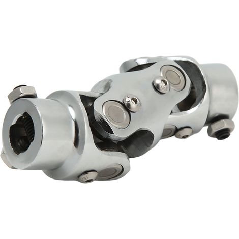 3/4" Dd X 3/4" Dd Doppelgelenk, 5,2" Lang, Verchromte Lenksäulenwellenkupplung Für 3/4" Eingangswelle