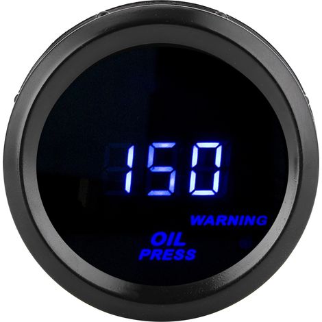 2-zoll-öldruckanzeige 0–150 Psi, Digital, Blaue Led, Hochpräzise, 12-v-kfz-anzeige Mit Sensor