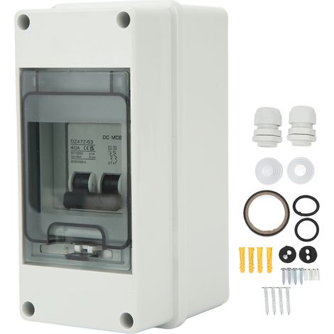 Miniatur-2-poliger Wasserdichter Ip65-trennschalter Für 1000 Vdc 40 A Solar-pv-systeme