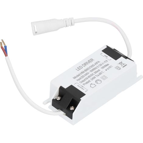 24-w-led-treiber / 220–240 V Eingang, 54–85 V Ausgang, 300 Ma Konstantstrom, Transformator Mit Kabel, Abs-material