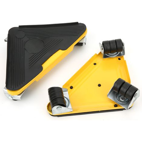 Möbelrollen, Müheloses Möbeltransport-set Für Schwere Möbel, 360° Drehbare Gleiter, 4er-set Für Schwere Möbel, Maximale Traglast: 500 Kg