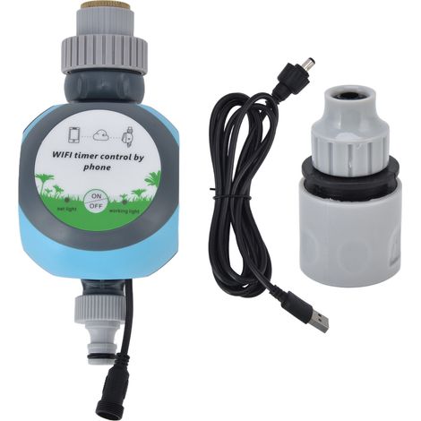 Usb-bewässerungstimer Mit Fernbedienung Per Mobiltelefon, Wlan, Bluetooth, Intelligenter Automatischer Bewässerungstimer Für Den Garten