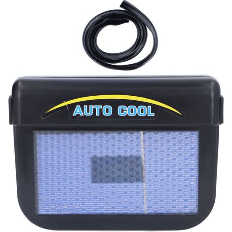 Solarbetriebener Autoabgaslüfter, Umweltfreundlich, Einfache Installation, Kfz-lüfter
