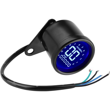 Universelles Motorrad-lcd-display-instrument: Tachometer, Kilometerzähler, Drehzahlmesser