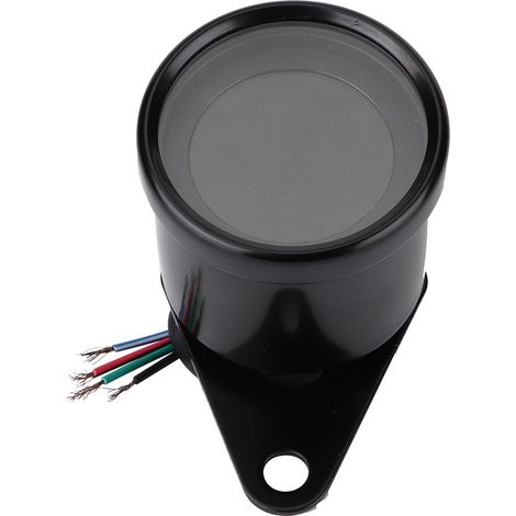 Universeller Digitaler Motorrad-tachometer Mit Led-leds, Drehzahlmesser, Ölstandsanzeige, Schwarz