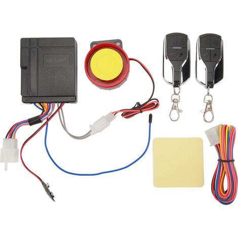 1-kanal-12v-motorradalarmanlage Mit 4 Empfindlichkeitsstufen, Universelles Fernbedienungs-alarmset Für Motorräder Und Roller