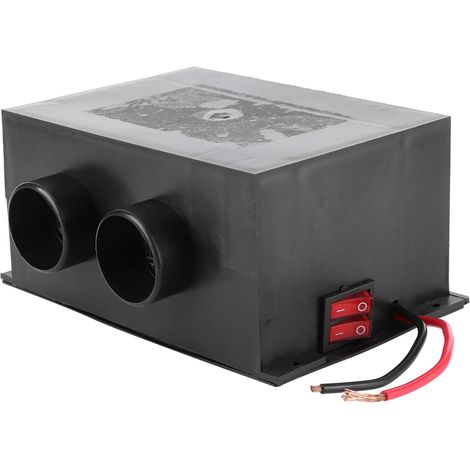 12v 600w Auto-heizgerät Aus Abs Mit 2 Öffnungen, Tragbar, Schnelles Aufheizen, Enteisung, Leise